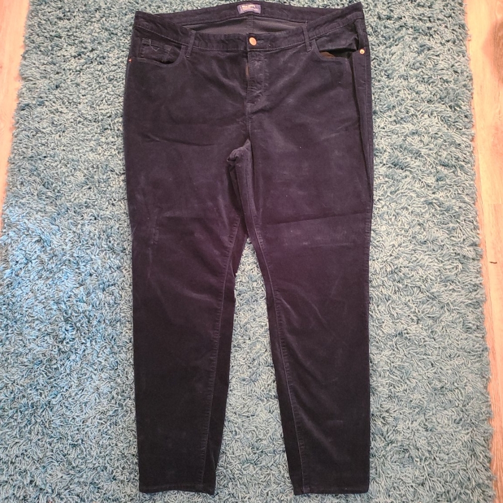 Old Navy dark teal velvet pants 20W. (#14)